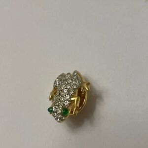 Mini Frog Rhinestone Pin  vintage 1990’s EUC